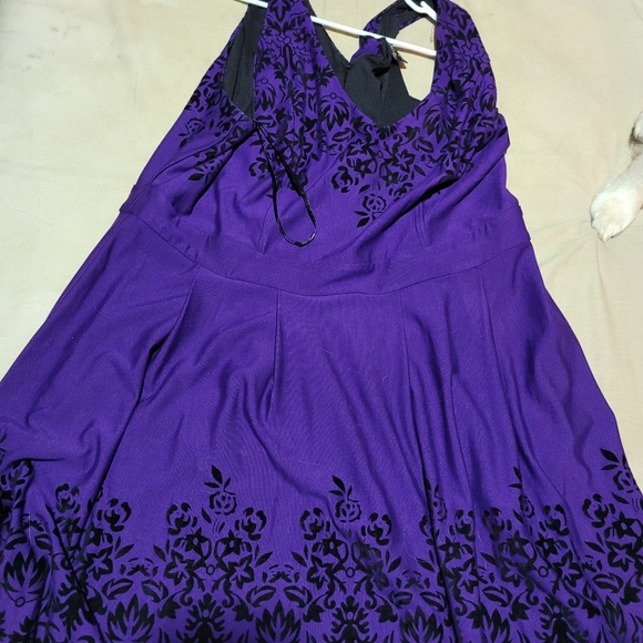 City Chic purple dress - Picture 2 of 2